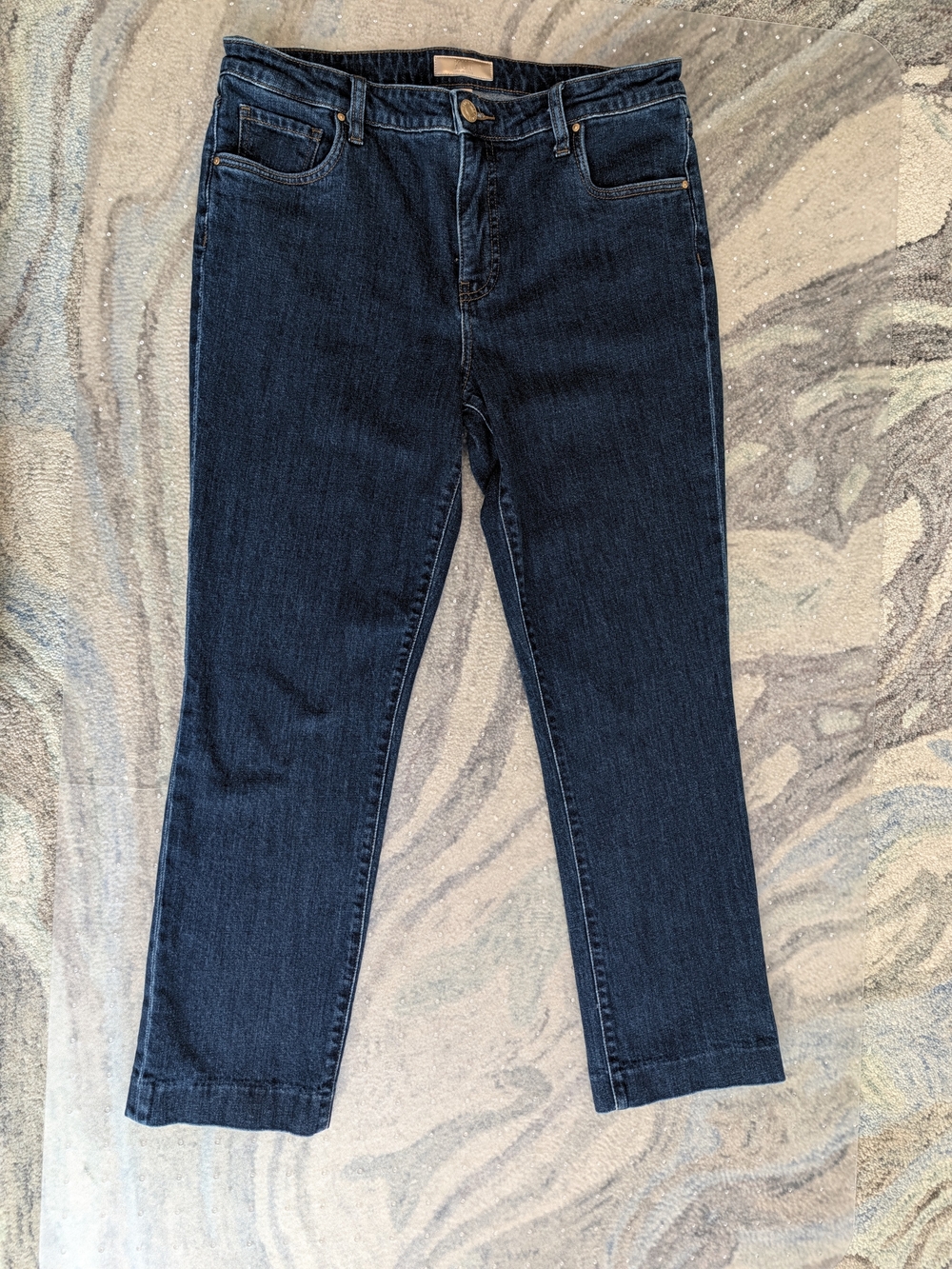 Kut from the Kloth Women's Straight Dark Blue Jeans